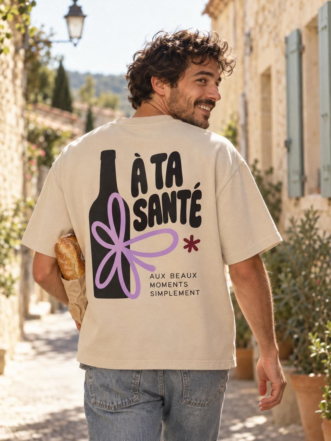 T-shirt porté