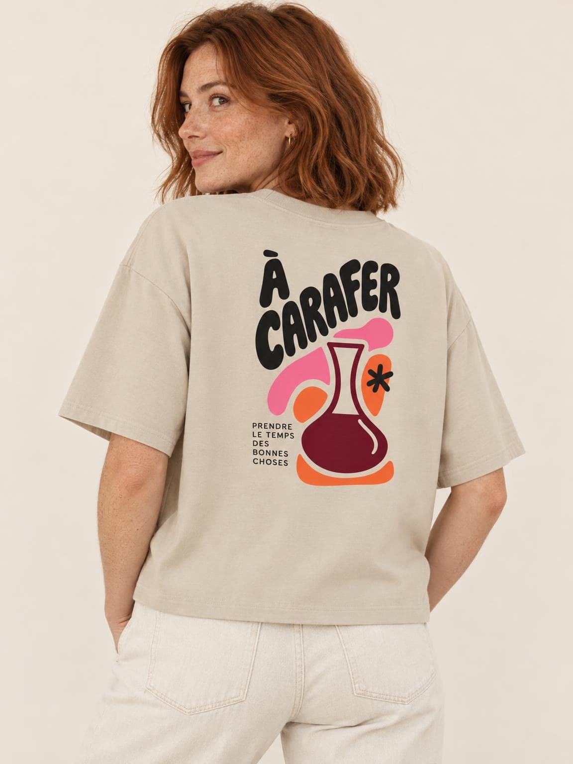 À Carafer, porté de dos